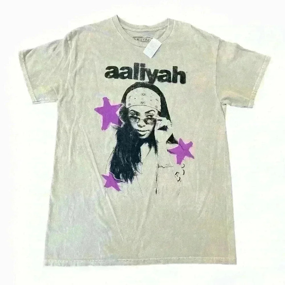 Aaliyah Graphic T-Shirt, Size M - Picture 1 of 5